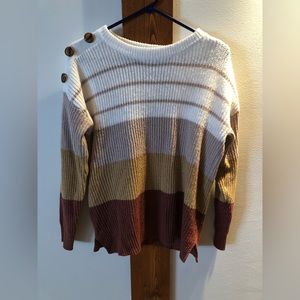 Women’s Pink Clover Sweater, size small